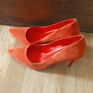 Aldo size 10 peach heels